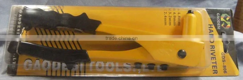 single handle hand riveter