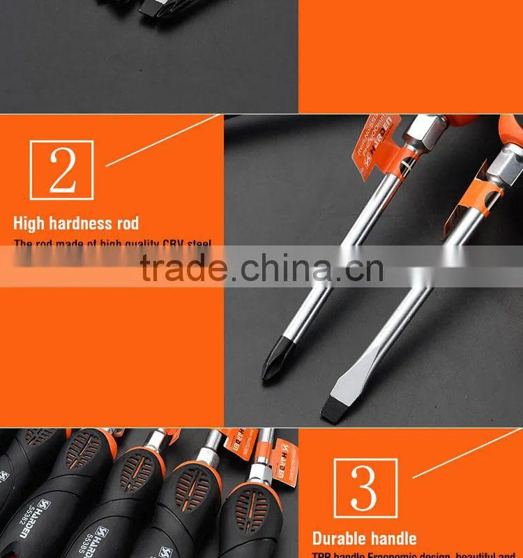 Professional CRV Power Screwdriver With TPR Handle