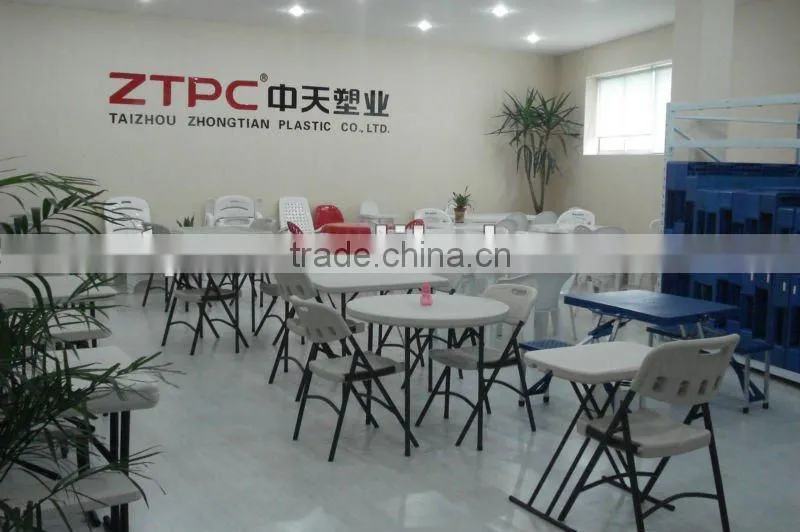 outdoor plastic dining table folding plastic outdoor dining table