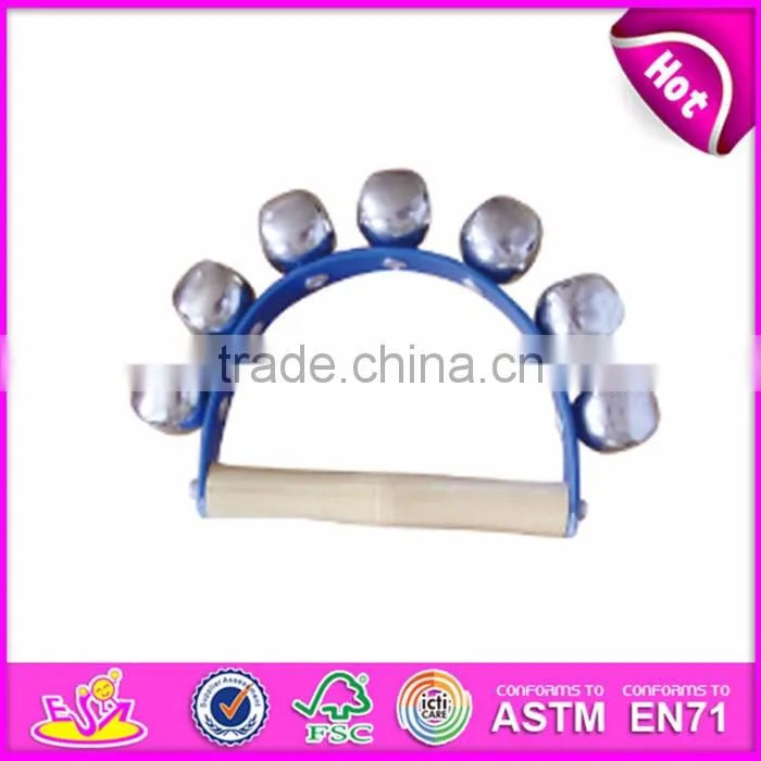Hot promotion kids wooden handbell set for sale W07I099