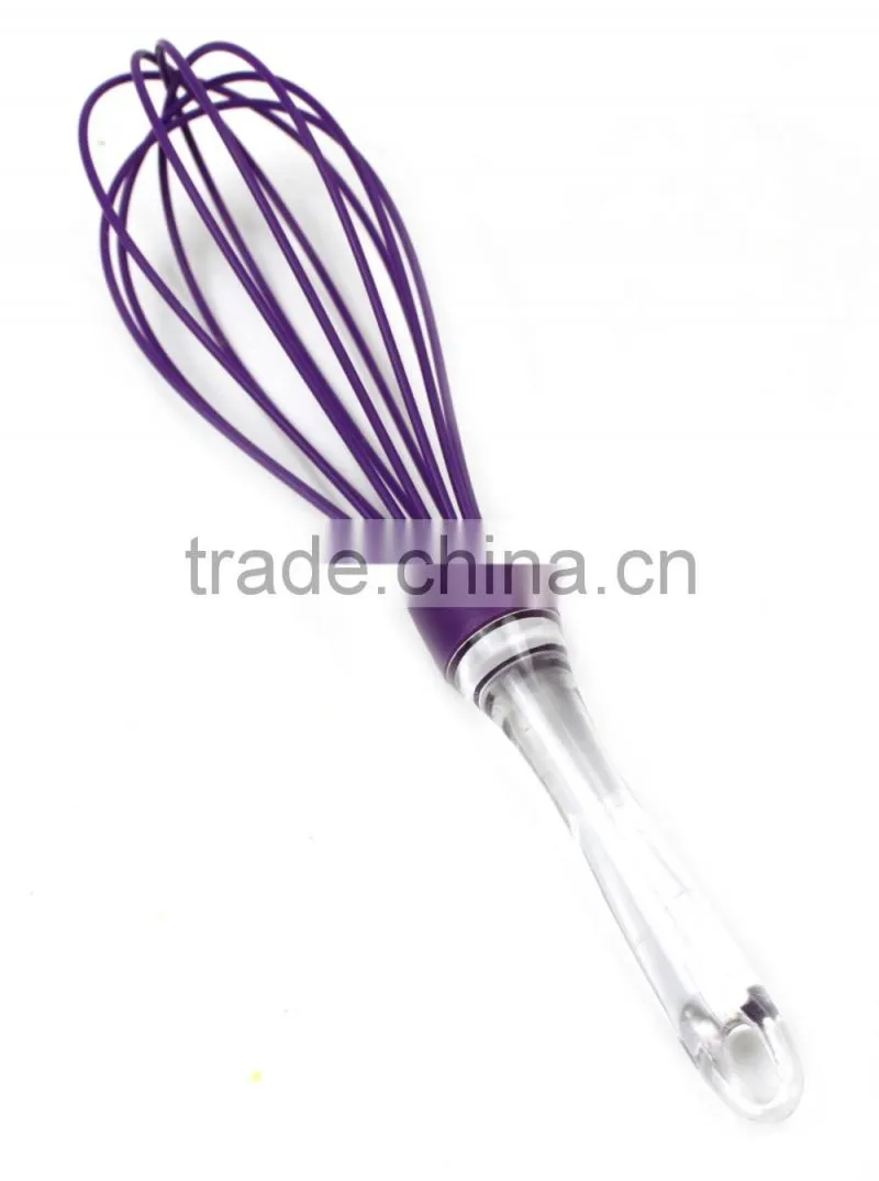 E06-R1 Wholesale Plastic Whisk Egg Beater Whisk Rotary Turbo Whisk