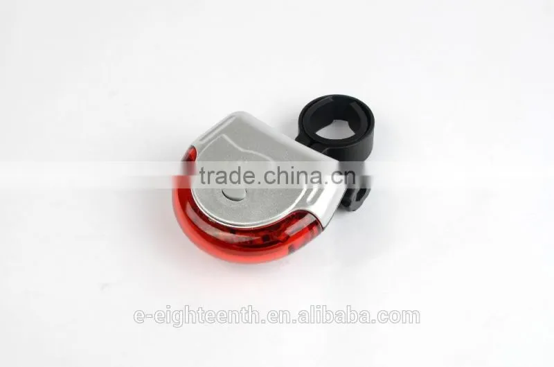 2016 hot Cycling Bicycle Bike 5 LED Red Rear Tail Back UFO 180 Round Warning Lamp Light