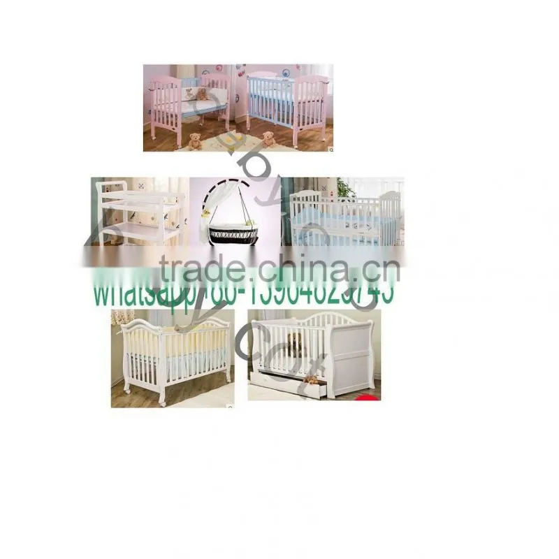 solid beech wood round cot baby crib sheets