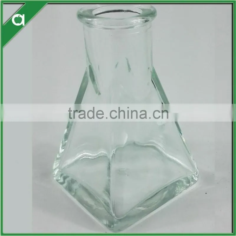 square bottom subuliform glass bottle for 50ml reed diffuser with glass stopper
