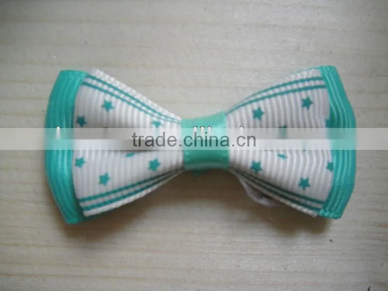 CF0570 Pretty cheap small polka dot hair bow accessories wholesale