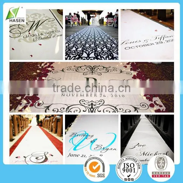 Guangzhou wedding accessories/ New Style wedding aisle runner for wedding decoration/wedding carpet/party items