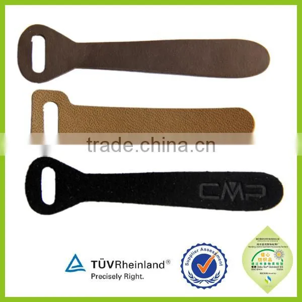 OEM available strong eco-friendly custom leather zipper puller