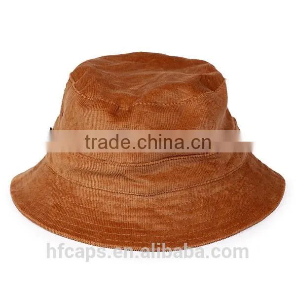 Plain Bucket Hat/Custom Corduroy Hats/Corduroy Bucket Hat