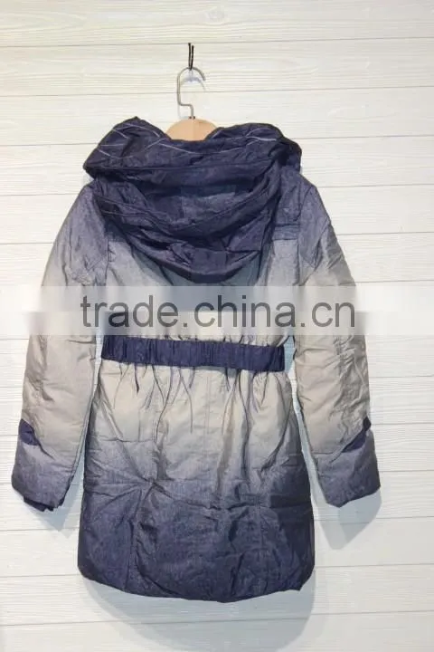 GZY factory stock fashion warm down jacket women