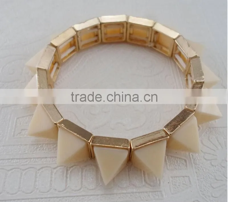 Female exaggerated fashion jewels elastic bracelet