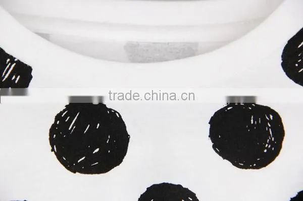 women mini shirt dot design blouse