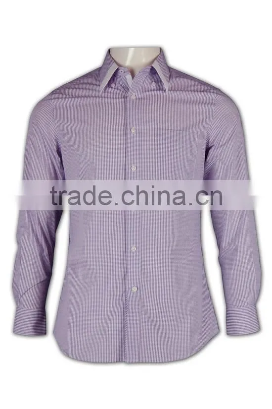 100% Cotton Design china made business design quilted plaid flannel shirt