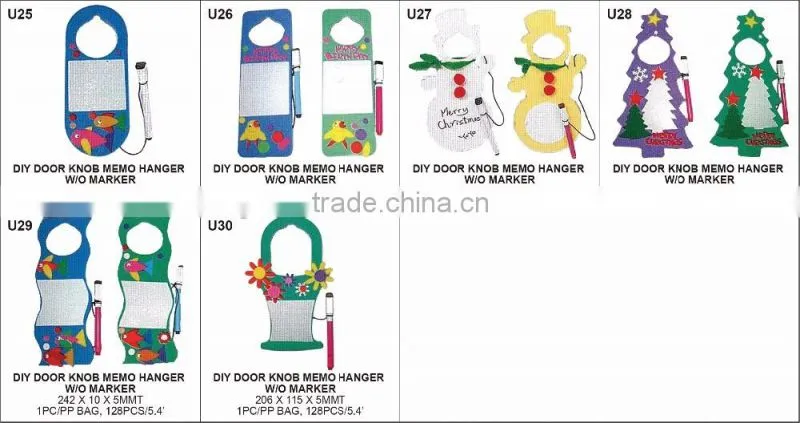 DIY Door Hanger Tag, door knob memo hanger