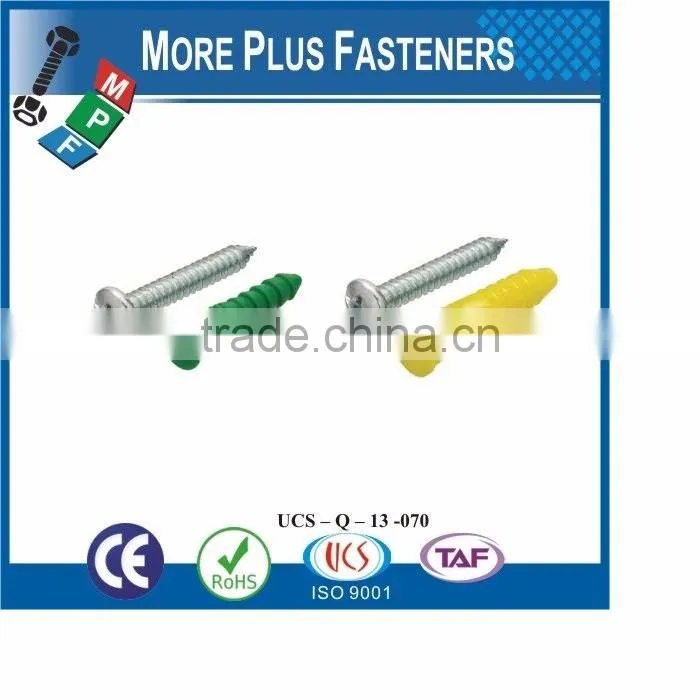 Made in Taiwan Green Black Red White Yellow Color High Quality Material PA PE Nylon Anchor