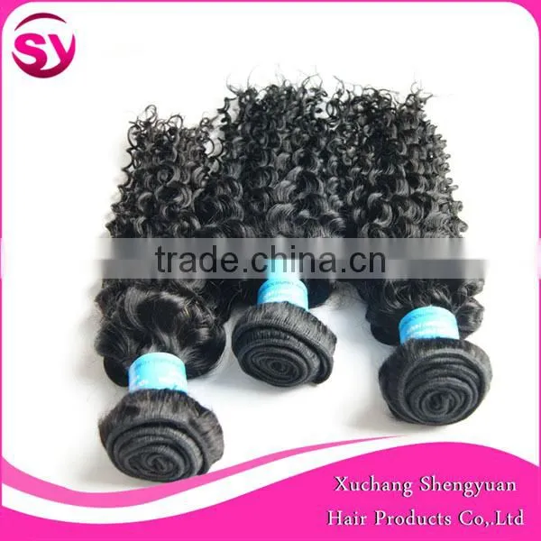 Aibaba China Cheap Human Hair Extensions Peruvian Deep Curly Hair Weft Dyeable Virgin Weave Hair