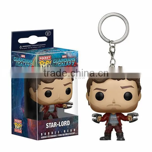 Wholesale POP figure keychain Guardians of the Galaxy II Rocket, Cheap Pocket POP keychain figures
