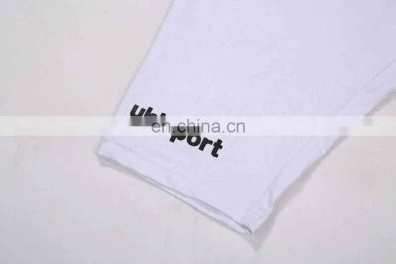 White Custom Soccer Compression Short