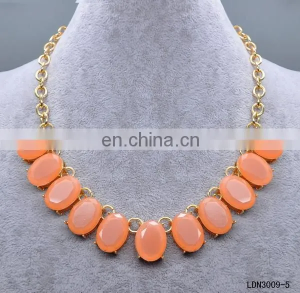 Hot selling and cheap double C imitation jewellery designs necklace