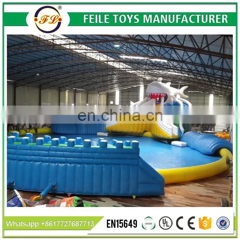2017 cheap inflatable sea water park