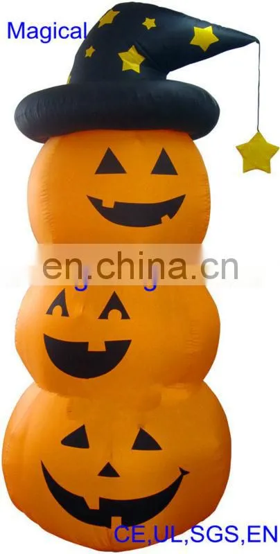 Inflatable Pumpkin bounce house for Halloween