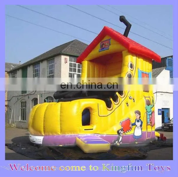 Clown drop inflatable slide for sale