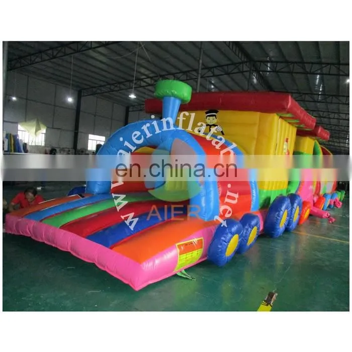 Train Inflatable obstacle course