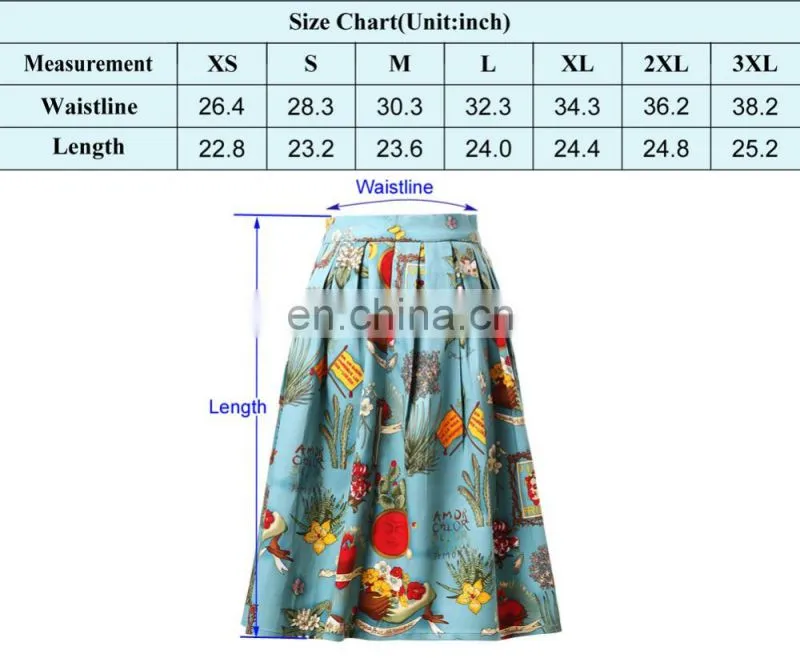 19 Colors ! Grace Karin Colorful Cheap Occident Short Retro Vintage Dress Women Vintage Cotton Skirt CL6294-1#