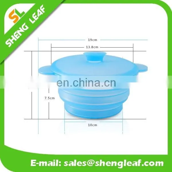 FDA various color Silicone food serving bowls