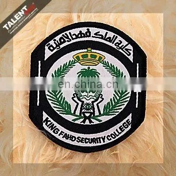 custom uniform logo woven badge for school