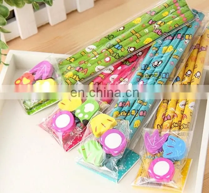 cute pink owl eraser