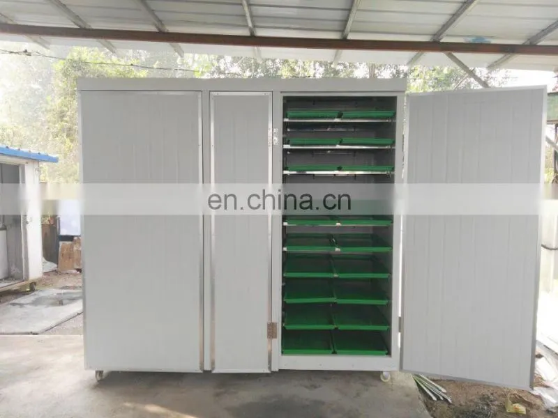 Commercial rabbits fodder making machine / hydroponic culturing barley breeding machine for sale
