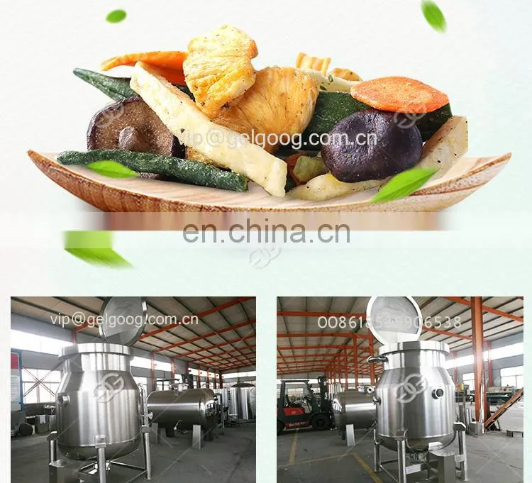 Small Stainless Steel Vacuum Deep Fryer Fruit Vacuum Frying Machine