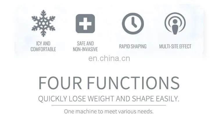 Cryo Body Shape Cryolipolysys 4 Handles 360 cryolipolyses Fat Cell Body Slimming Machine Criolipolisis