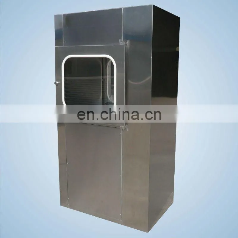 304 stainless steel electronic interlock pass through box/ transfer box for clean room