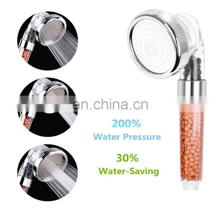 SPA High Pressure 3 Spraying filterable Shower Head