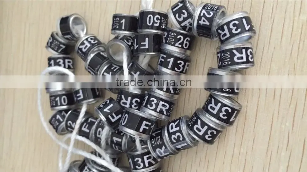 7/8/9mm 2016 customized racing pigeon ring pigeon leg bands