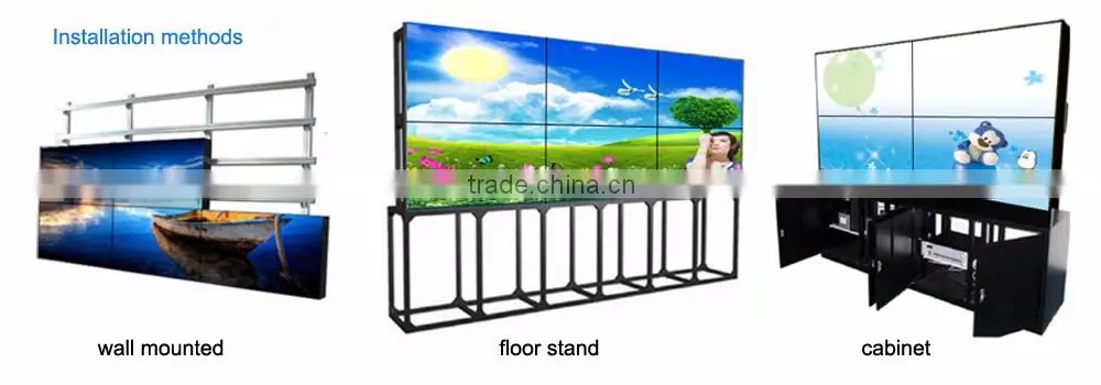 Factory advertising video wall 55 inch lcd TV wall