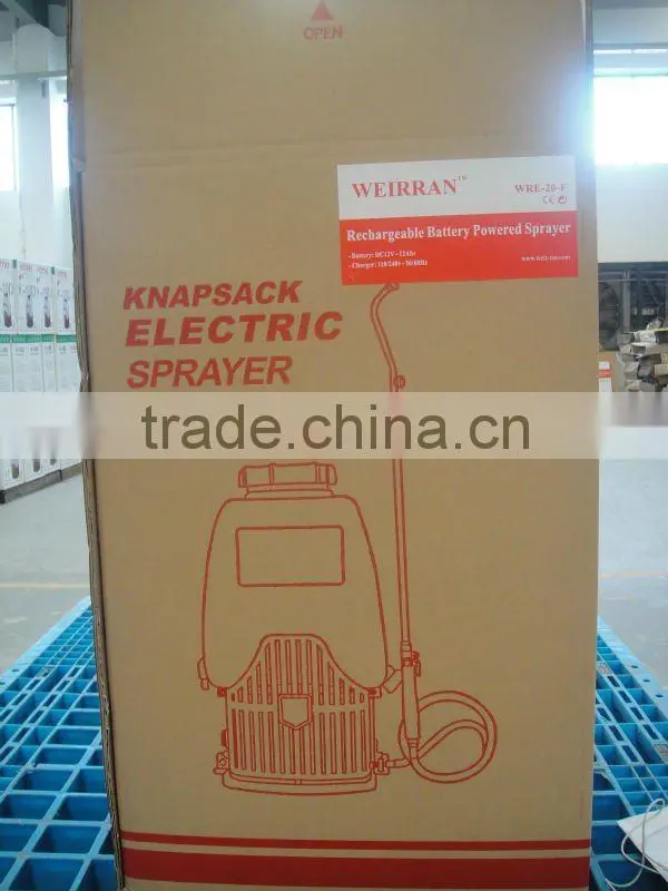 (2524) agriculture portable electric 20l backpack rechargeable battery sprayer