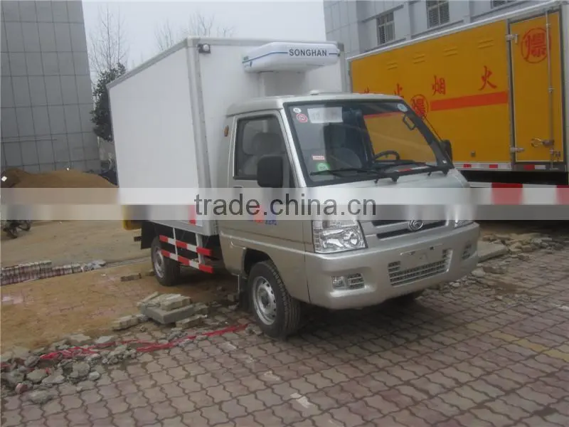 Foton 1ton mini refrigerator truck
