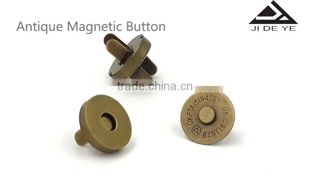 18mmx2mm antique Iron snap button Magnetic button