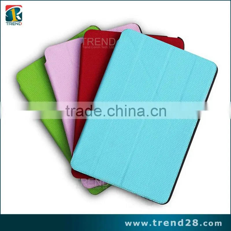 portable folding leather flip case for ipad mini tablet