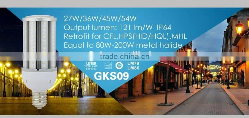 175 watt metal halide led replacement e26 medium e39 mogul base UL E364363 led park light