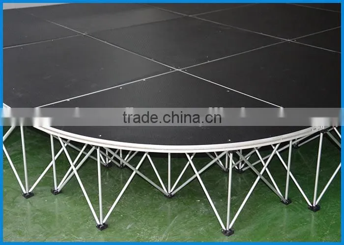 ACS wooden stage, aluminum stage, used portable stage for sale