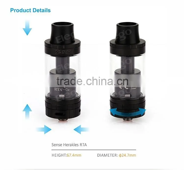 Original Sense Herakles RTA with 6ml Wholesale Fast Shipping