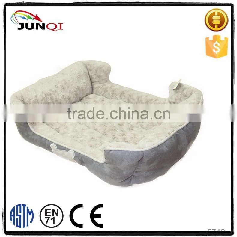 soft polyester/cotton canvas dog bed