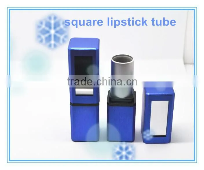 wholesale blue lipstck tube with mirror from China