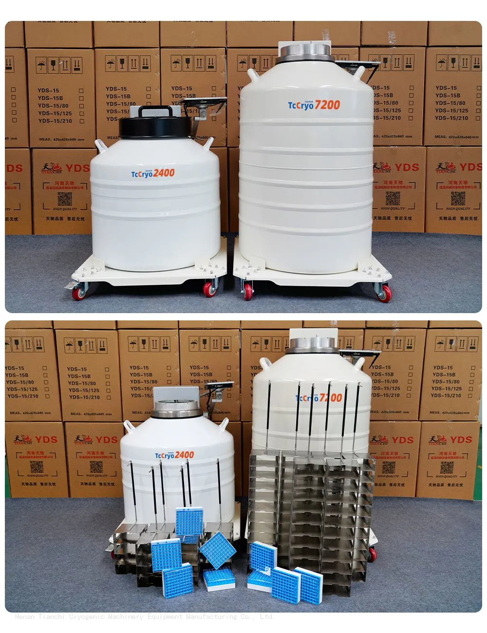 TcCryo Real photos of a small-scale gas chromatograph