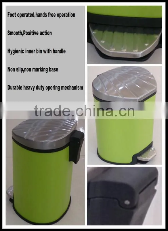NEW Design Soft Close Stainless Steel Pedal Bin