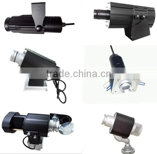 High brightness glass gobo colorful custom design led logo projector 80w