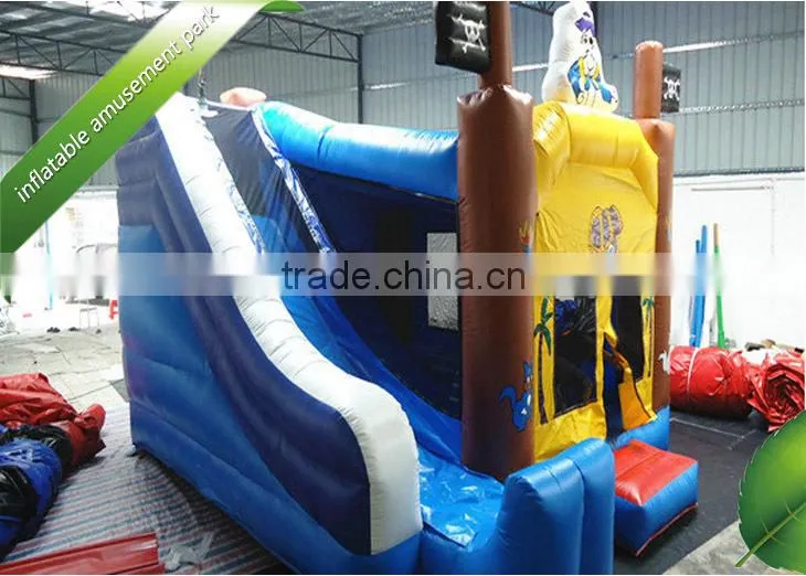 Inflatable combo bouncer house for fun , inflatable bounce house with slide ,slide bounce house